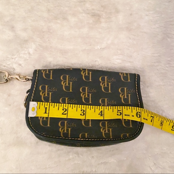 D&B 1975 Leather Brown Wristlet Flap Over - Picture 3 of 4